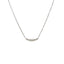 Minimal Diamond Bar Necklace