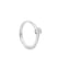 Floral Diamond Solitaire Ring