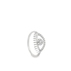 Elegant Eye-Shaped Ring