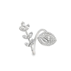 Exquisite Leaf Design Ring