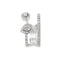 Open Halo Diamond Ring