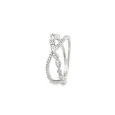 Intertwined Diamond Ring