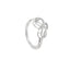 Infinity Diamond Ringin 18K white gold