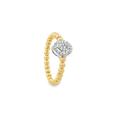 Elegant Gold Beaded Ring