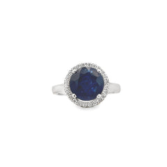 Elegant Blue Sapphire Ring