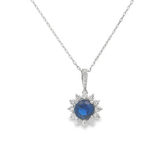 Elegant Sapphire Pendant Necklace
