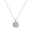 Floating Halo Diamond Necklace