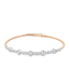 Diamond Station Bangle Bracelet