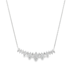Elegant Necklace with Diamond Accents