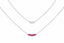 Layered Diamond & Ruby Necklace