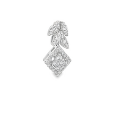 Shop Diamond Leaf Drop Stud Earrings by Amadura Jewelry. 0.69 CT G VS1 natural diamonds. Visit El Korba & Citystars. IGI, GIA & HRD certificates.