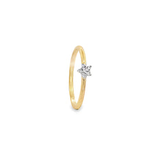 Elegant Gold Ring with Star