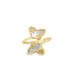 Elegant Gold Butterfly Ring