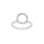 Open Circle Diamond Ring