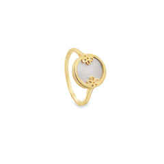 Elegant Gold Floral Ring