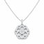 Floral Diamond Pendant Necklace