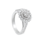 Round Halo Diamond Ring