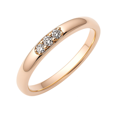 Diamond Band in 18k Gold