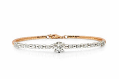 Two-Tone Tennis Bracelet
