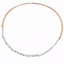 Mixed Cut Diamond Collar Necklace
