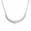 Graduated Bezel Diamond Necklace