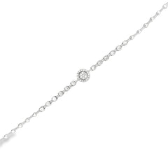 Shop the Halo Diamond Station Bracelet by Amadura Jewelry. Visit El Korba & Citystars Mall. IGI, GIA & HRD certificates upon request.