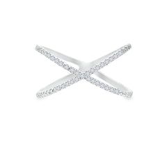 Elegant double band ring