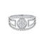 Geometric Diamond Cluster Ring
