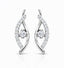Diamond Leaf Stud Earrings