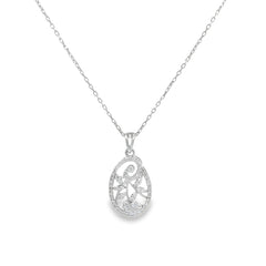 Filigree Diamond Pendant