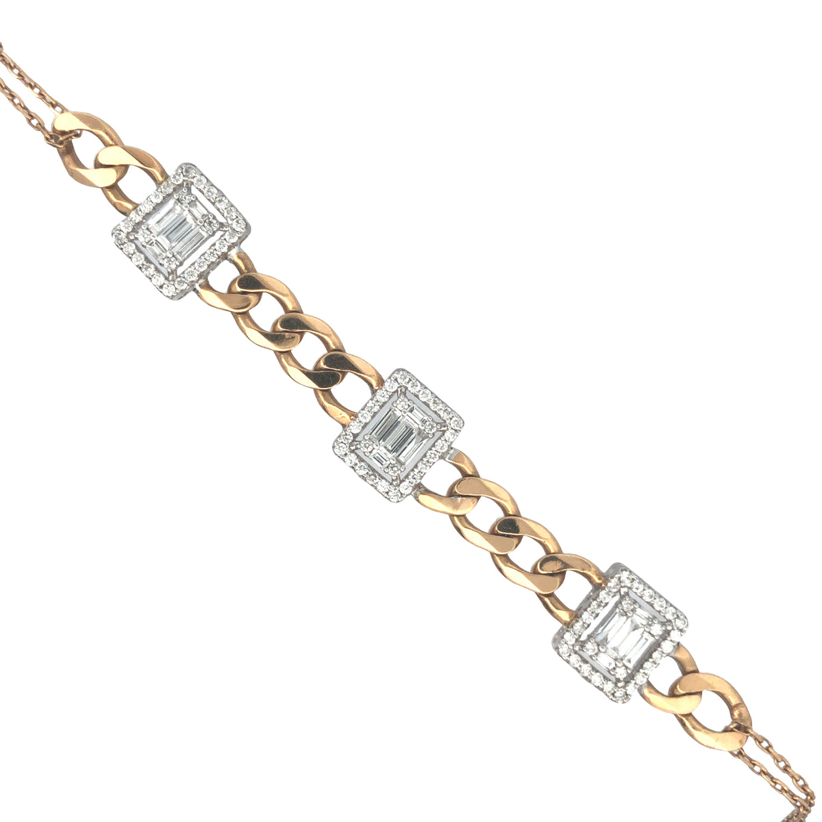 Diamond Bracelet in Yellow Gold