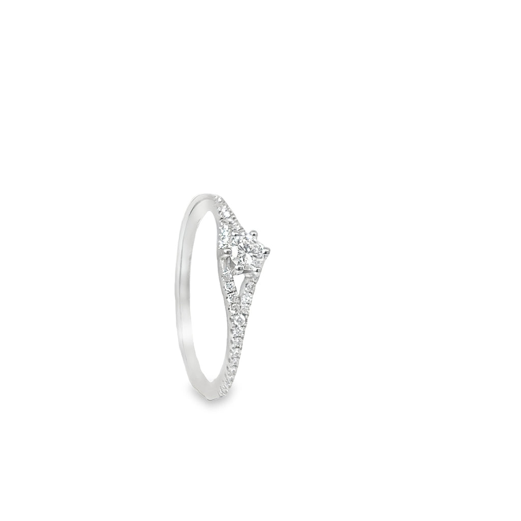 Twist Diamond Ring