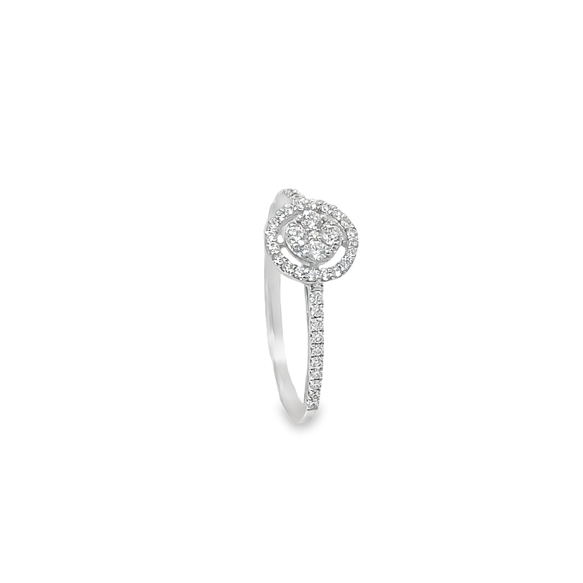Double Halo Diamond Ring Secondary image