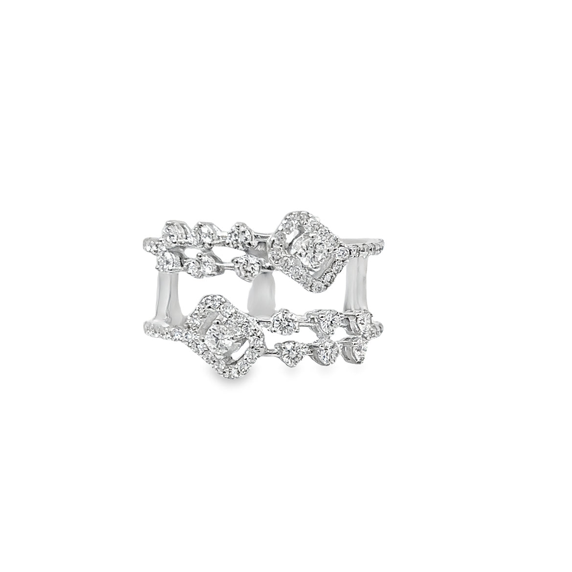 Diamond Cluster Ring Secondary image