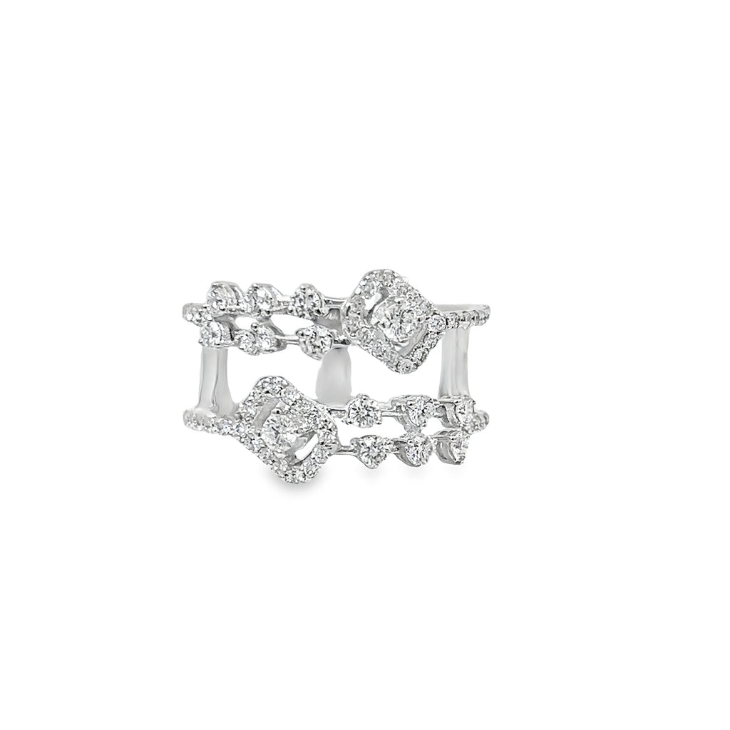 Diamond Cluster Ring