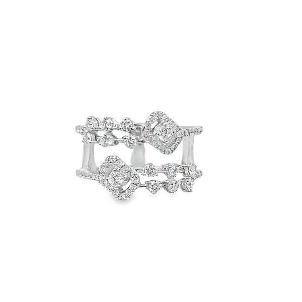 Diamond Cluster Ring