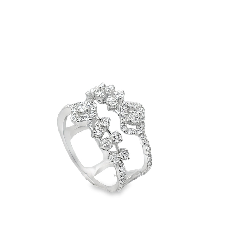 Diamond Cluster Ring