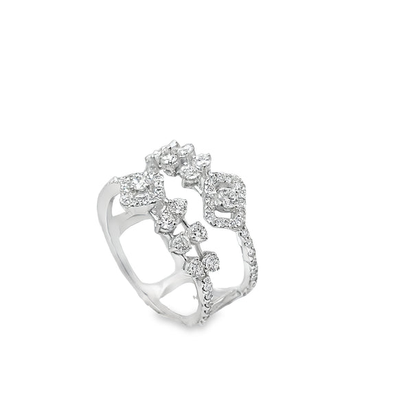 Diamond Cluster Ring