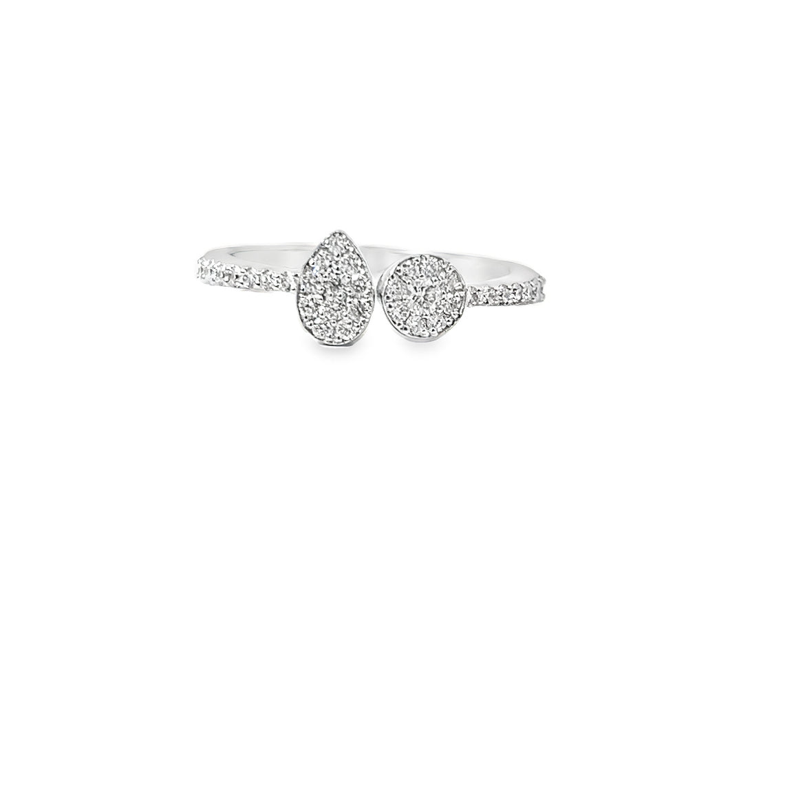 Pear & Round Diamond Ring Main image