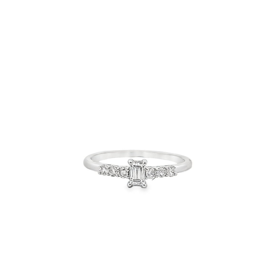 Baguette Three Stone Diamond Ring Secondary image
