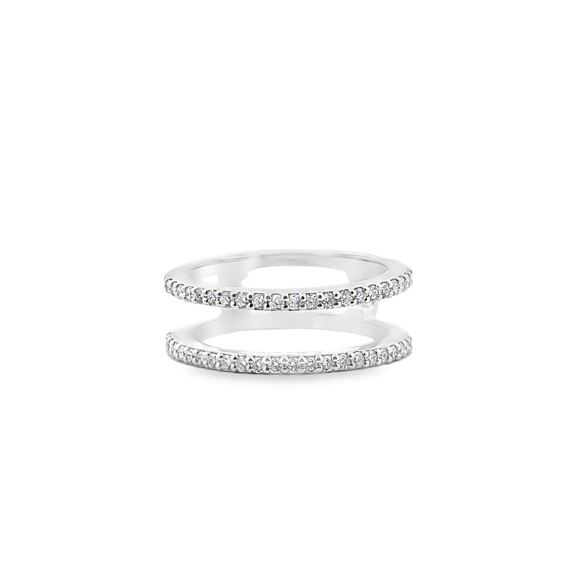 Double Band Diamond Ring Main image