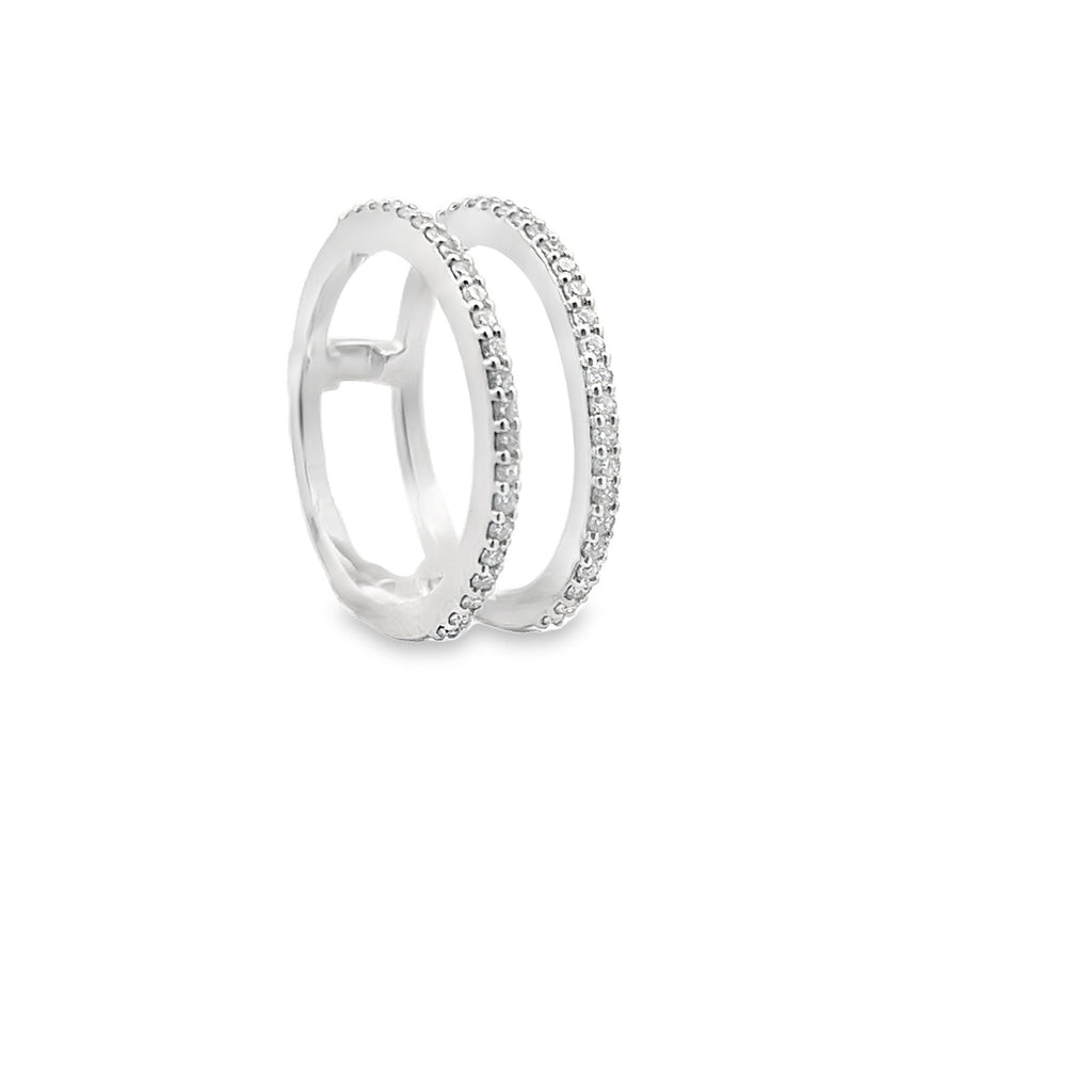 Double Band Diamond Ring