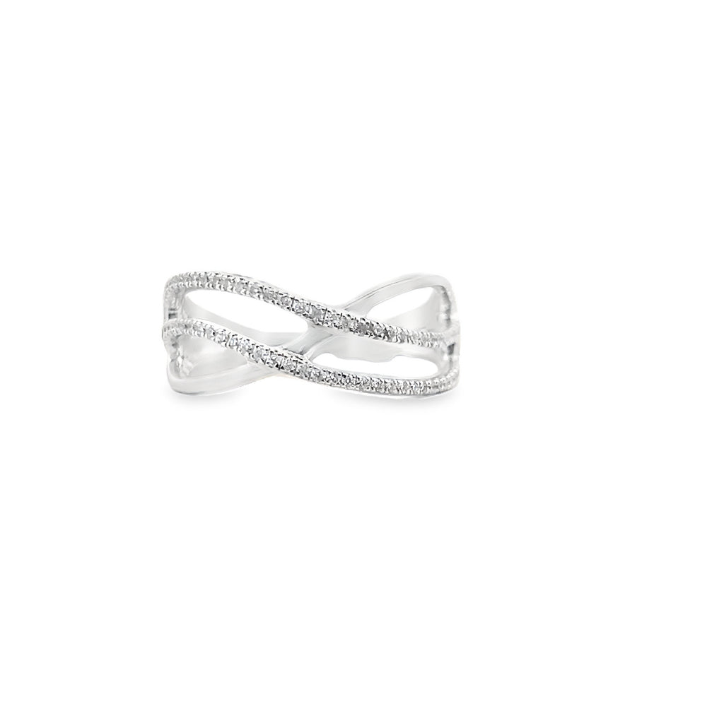 Twisted Diamond Ring