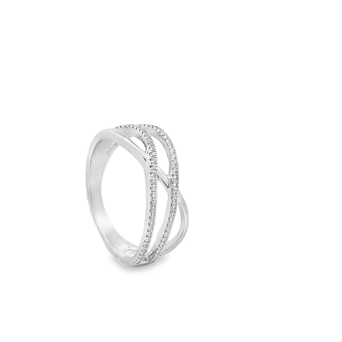 Twisted Diamond Ring