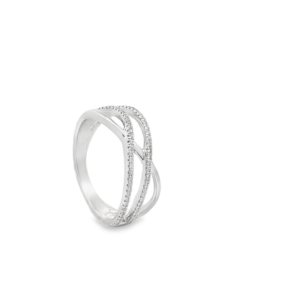 Twisted Diamond Ring