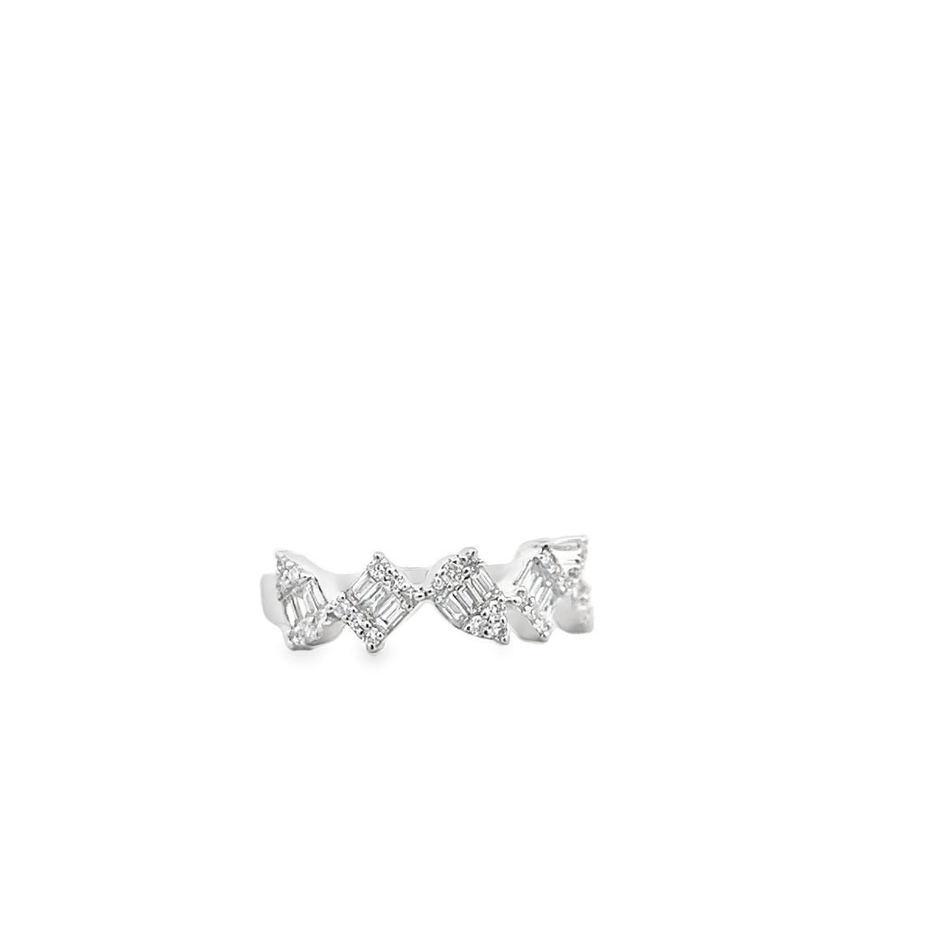 Baguette Diamond Wrap Ring