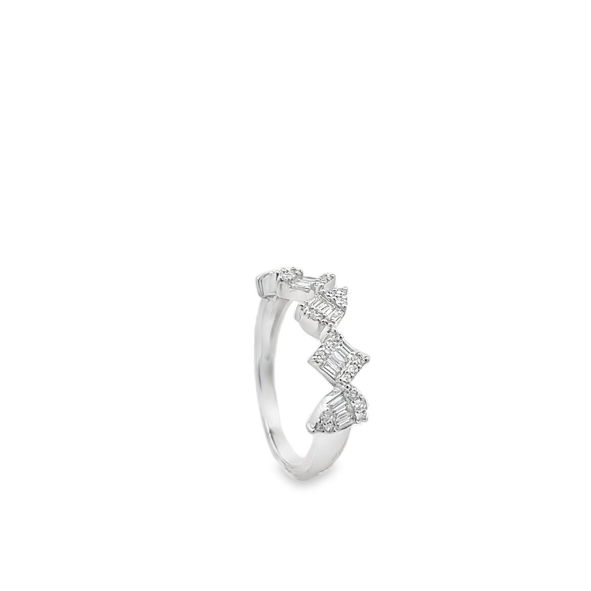 Baguette Diamond Wrap Ring Main image