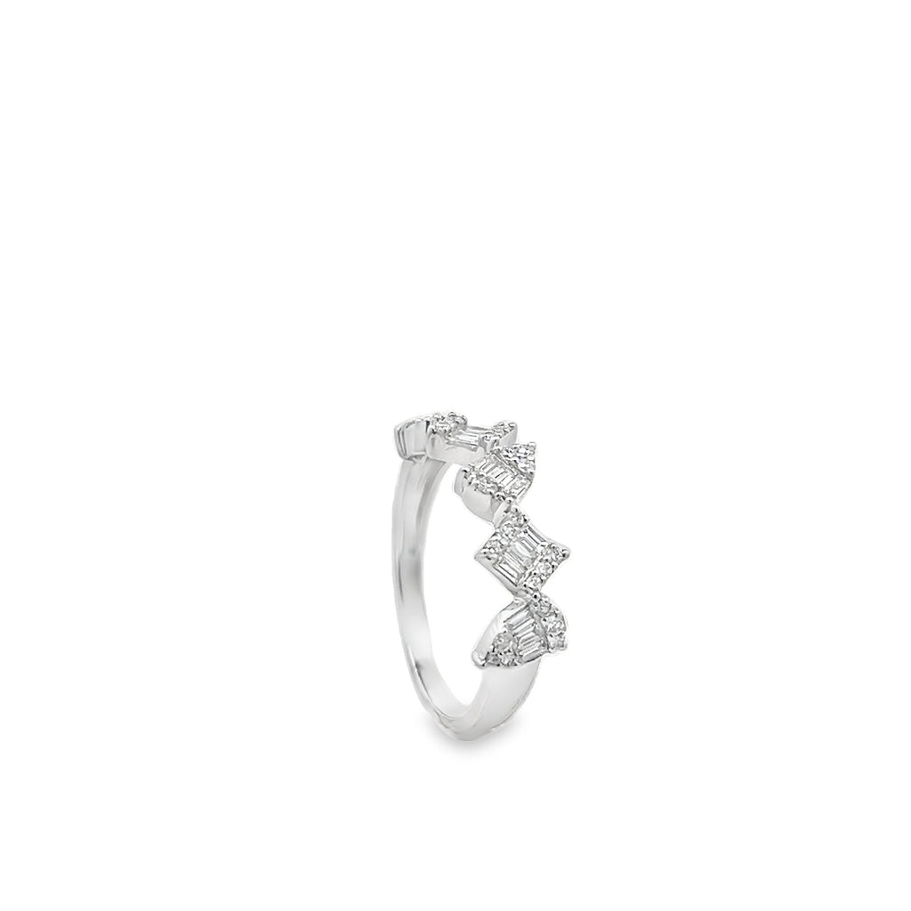 Baguette Diamond Wrap Ring