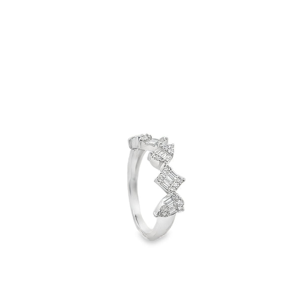Baguette Diamond Wrap Ring