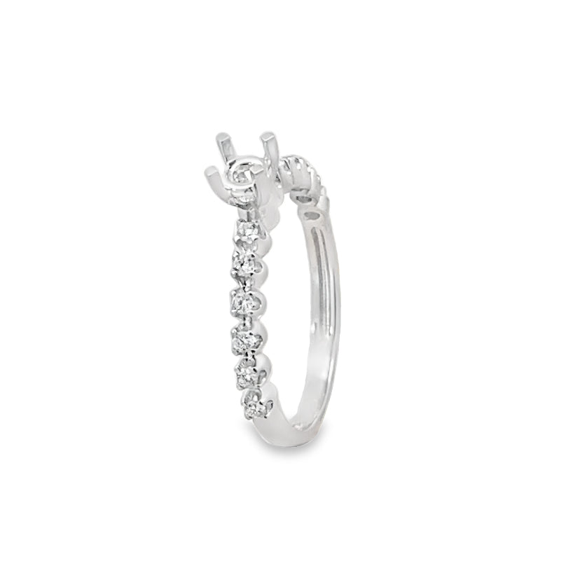 Pavé Band Engagement Ring Main image